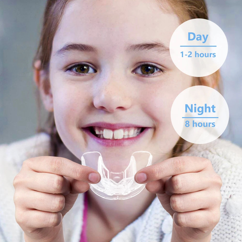 Dental Orthodontic Braces and Teeth Straightener for Children During Growing Years