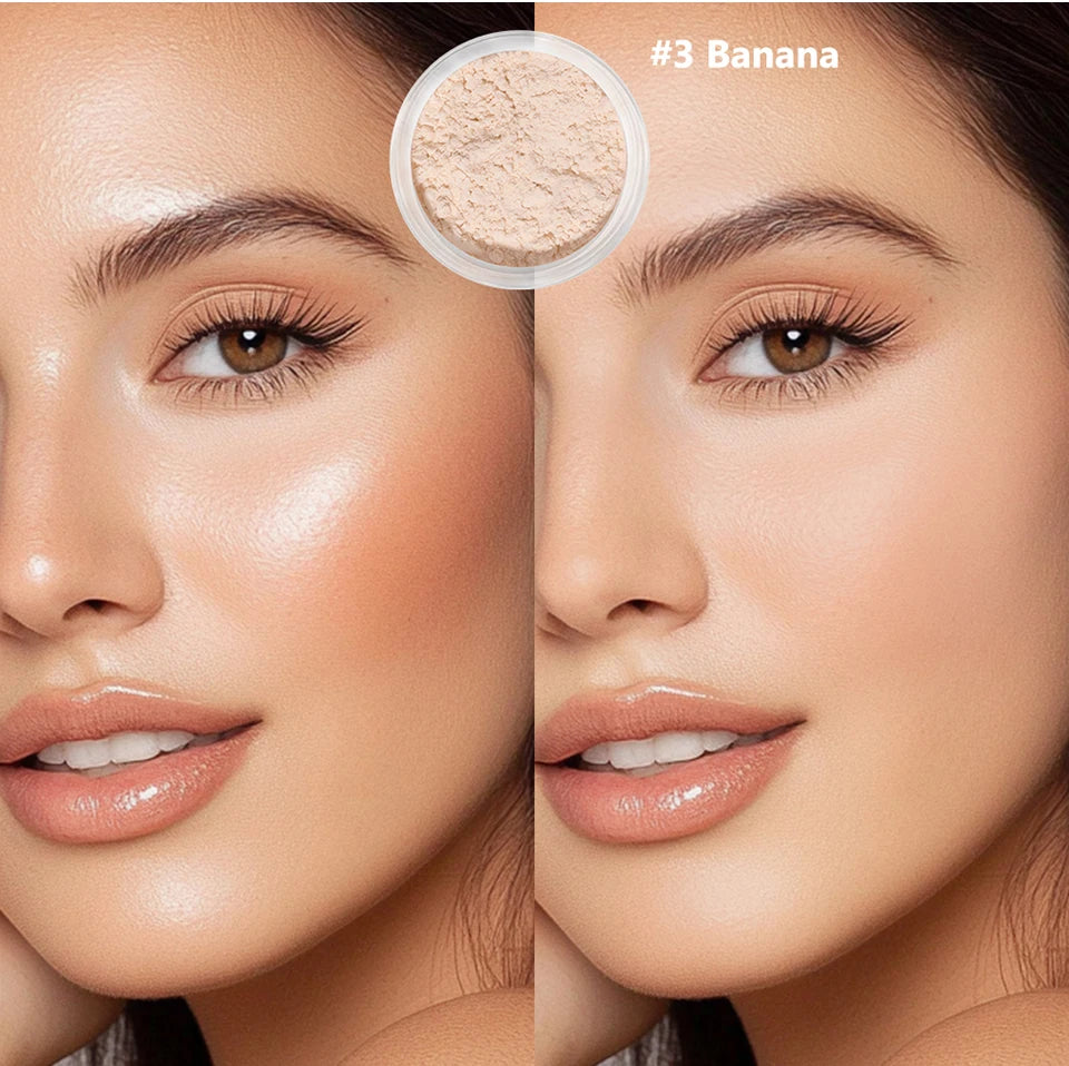 Loose Baking Powder and Translucent Setting Powder for Long Lasting Matte Makeup - 10