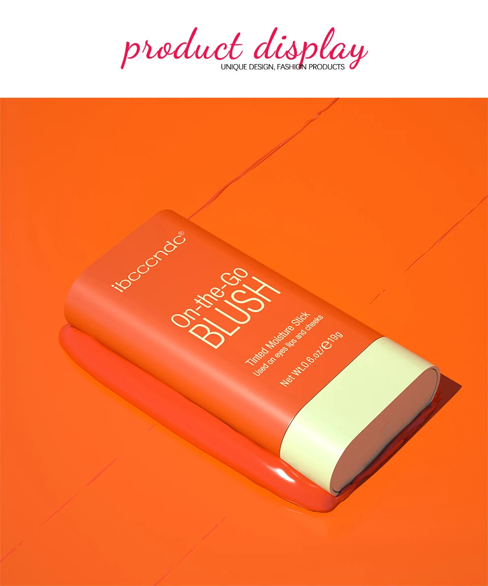 Tinted Moisture Blush Stick and Cream Color Blusher for Daily Natural Makeup - 24