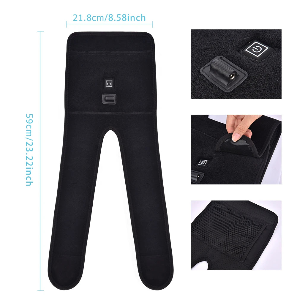 Electric Knee Heating Pad and Heated Brace Support for Joint Relief and Leg Warmth - 9