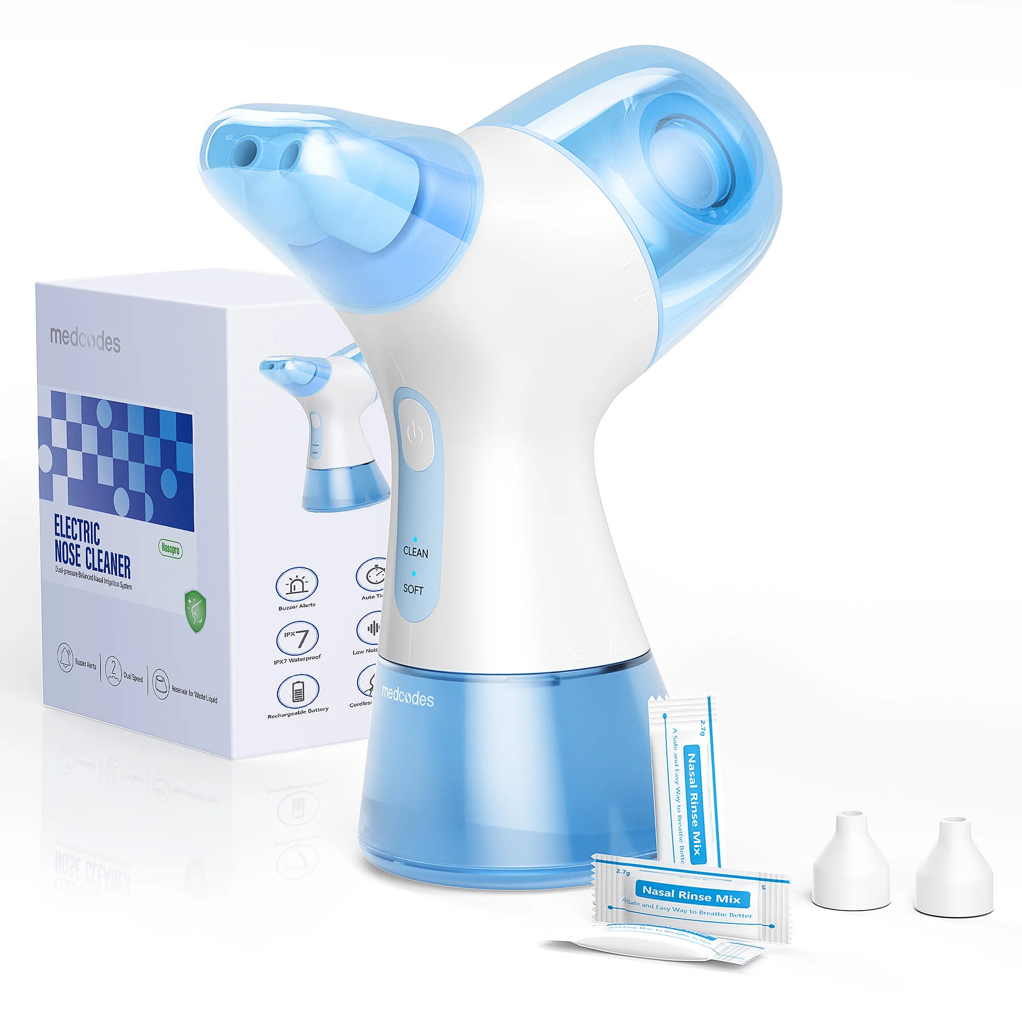 Electric Nasal Irrigation System and Sinus Rinse Machine for Daily Allergy Relief - 21