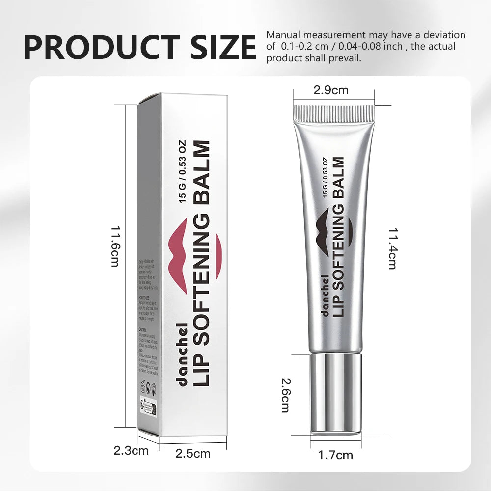 Lip Softening Balm and Hydrating Tinted Gloss for Smooth and Nourished Dry Lips - 15