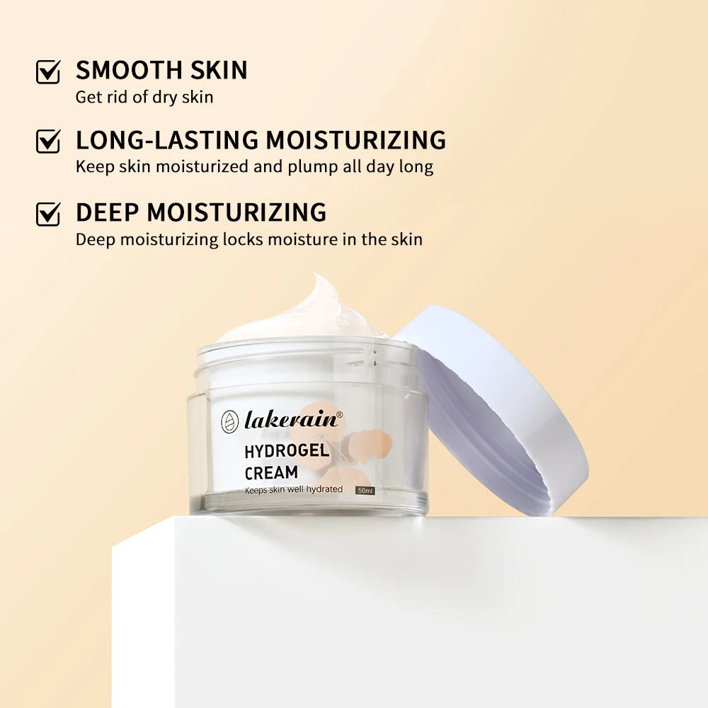 Hydrogel Cream and Moisturizing Face Lotion for Daily Hydration and Skincare