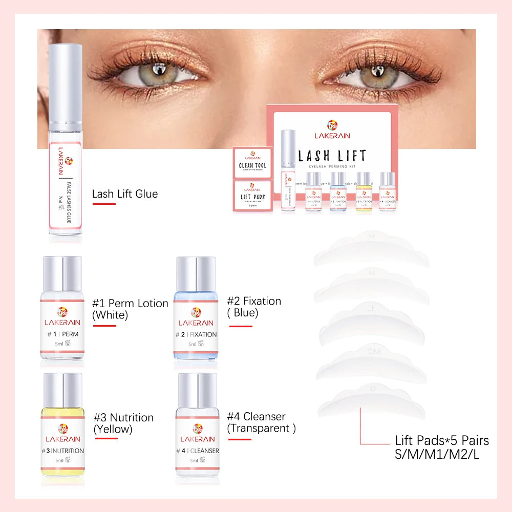 Lash Lift Kit and Eyelash Perming Set for Professional Home Beauty Treatments - 3