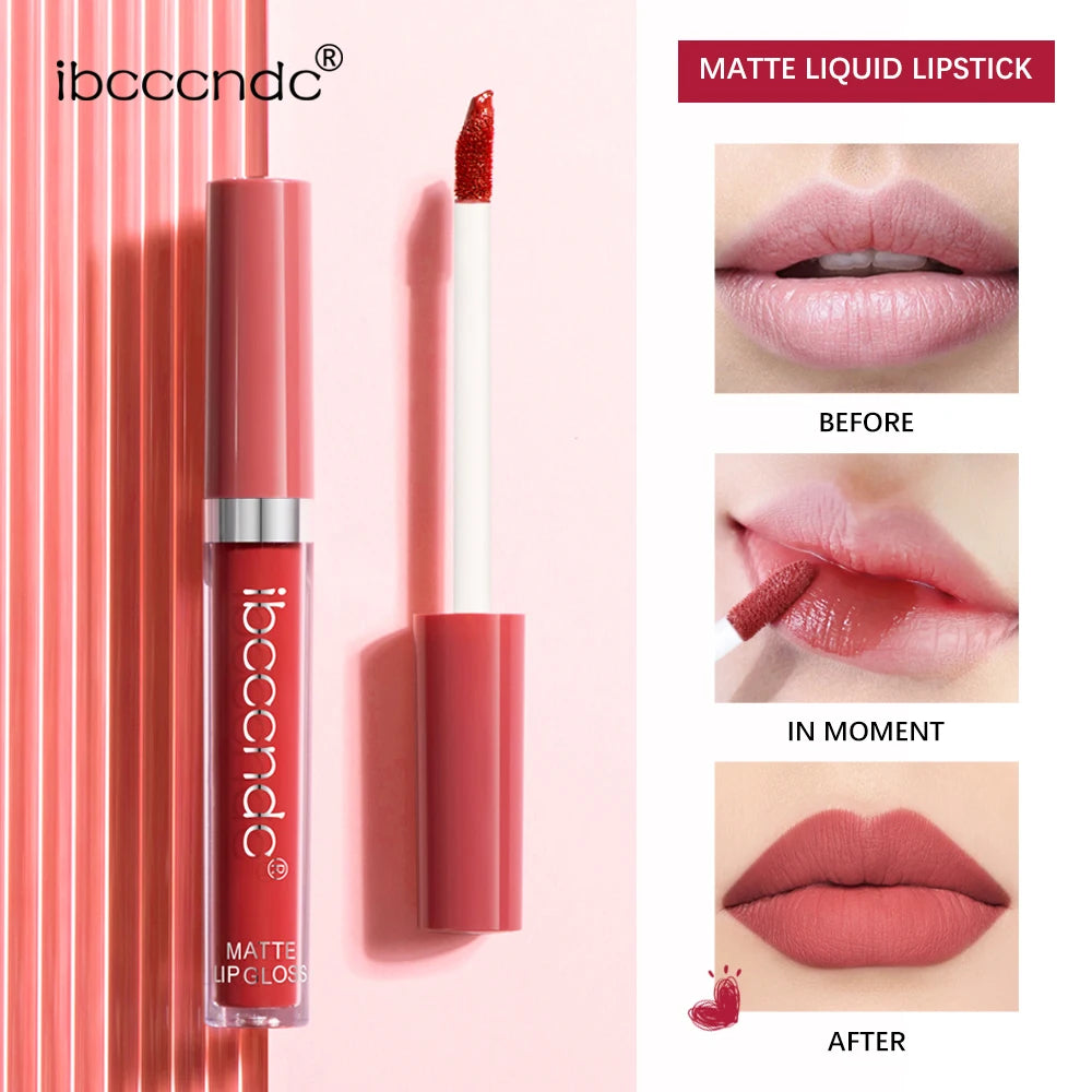 Matte Velvet Lip Gloss and Liquid Lipstick for long lasting everyday makeup wear - 2
