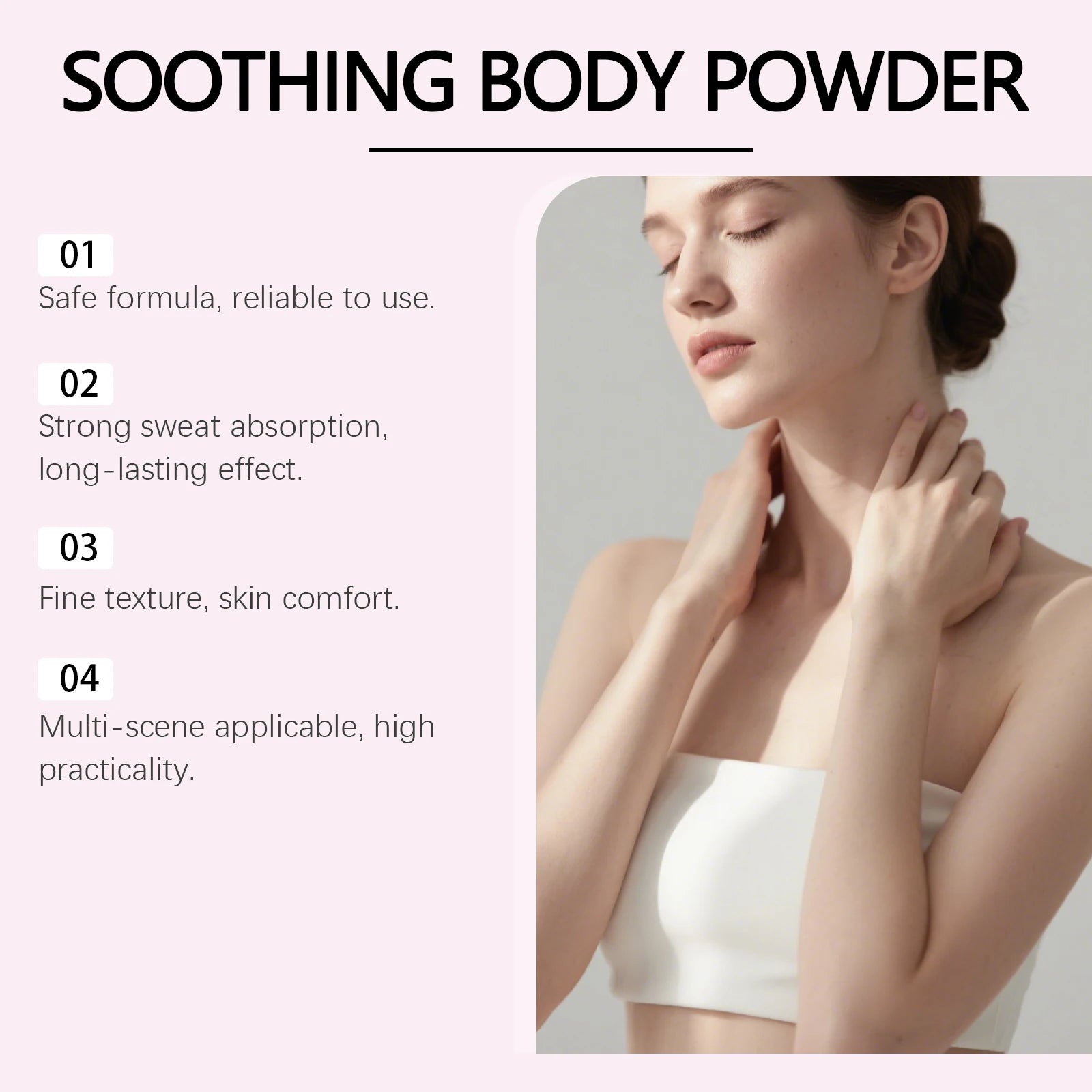 Comfort Powder and Sweat Absorbing Dust for Hot Summer Skin Protection - 10