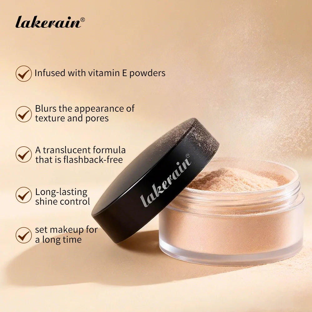 Translucent Loose Setting Powder and Matte Finishing Makeup for Daily Wear - 3