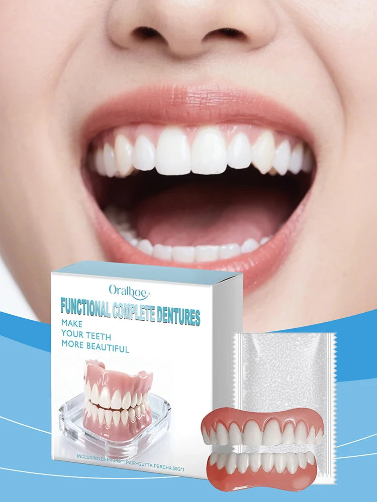 Fake Teeth Dentures and Instant Smile Veneers for Daily Confidence and Oral Care - 7