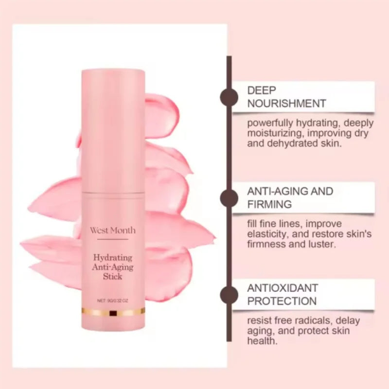 Collagen Moisturizing Stick and Anti Aging Balm for daily wrinkle reduction