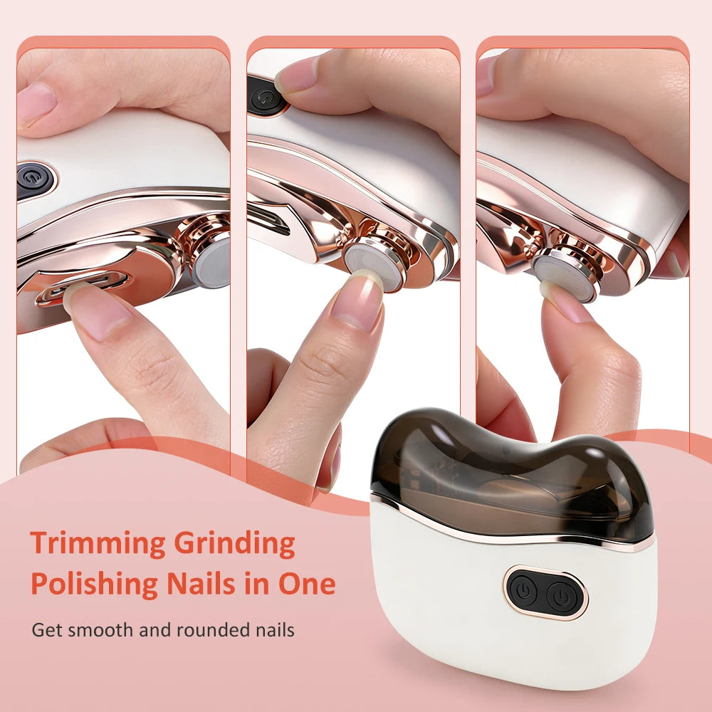 Electric Nail Clipper and Automatic Nail Trimmer for Home Manicure Care