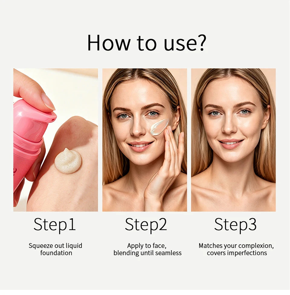 Color Changing Foundation and Skin Tone Matching Makeup for Daily Face Wear - 16