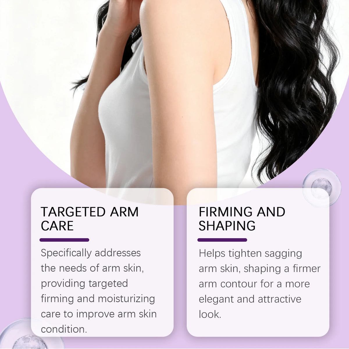 Bee Venom Arm Cream and Firming Lotion for Toned Arms and Smooth Hydrated Skin