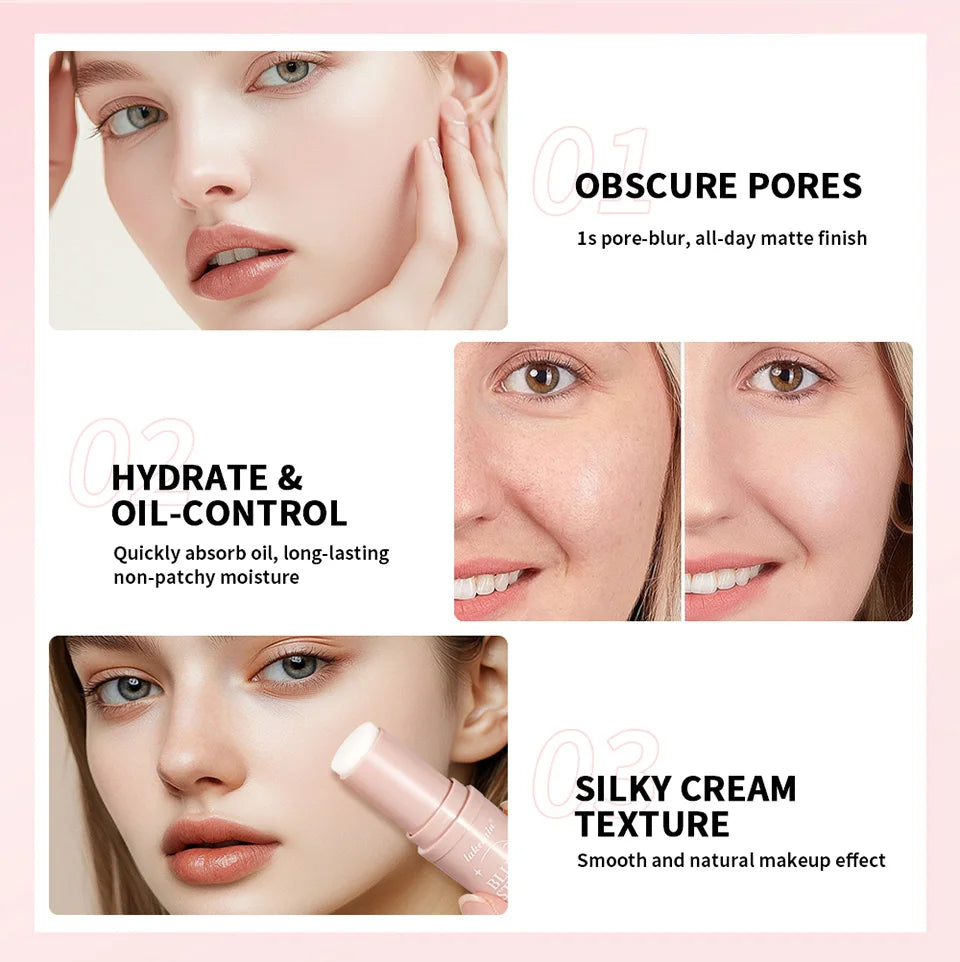 Blur Stick and Pore Minimizer Primer for Flawless Makeup Application Every Day