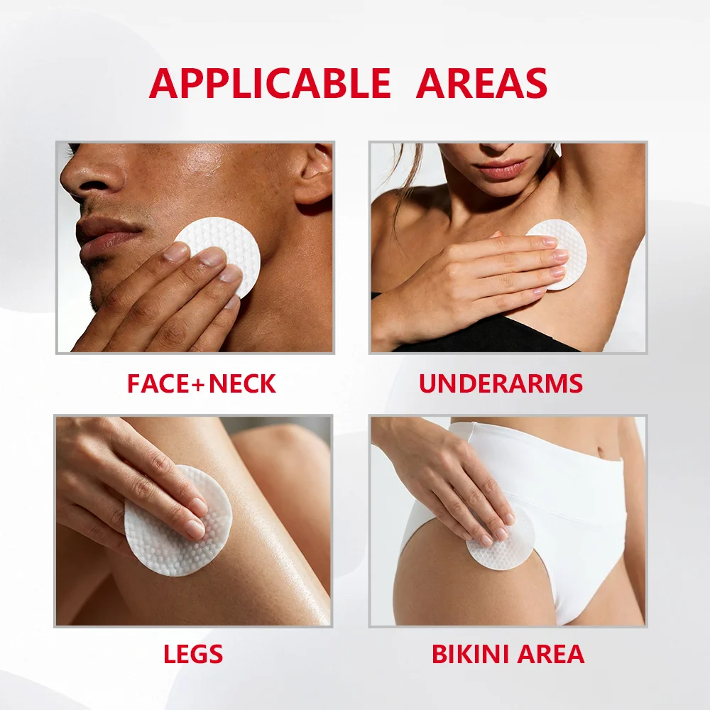 Ingrown Hair Pads and Razor Bump Treatment for Smooth Skin After Shaving