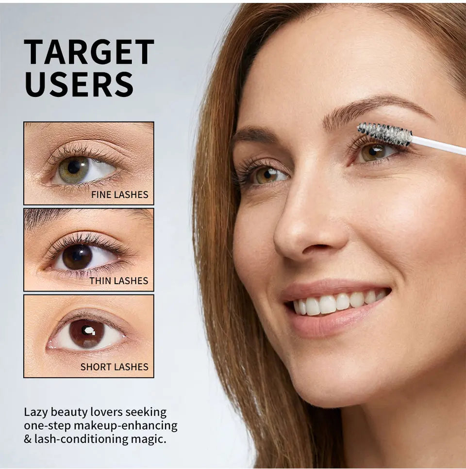 Enhancing Mascara Primer and Lengthening Mascara Set for Dramatic Daily Eye Makeup
