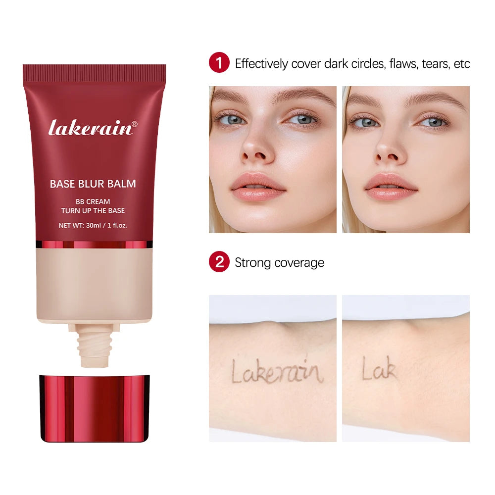 Base Blur Balm and Oil Control Foundation for a Smooth Matte Daily Makeup