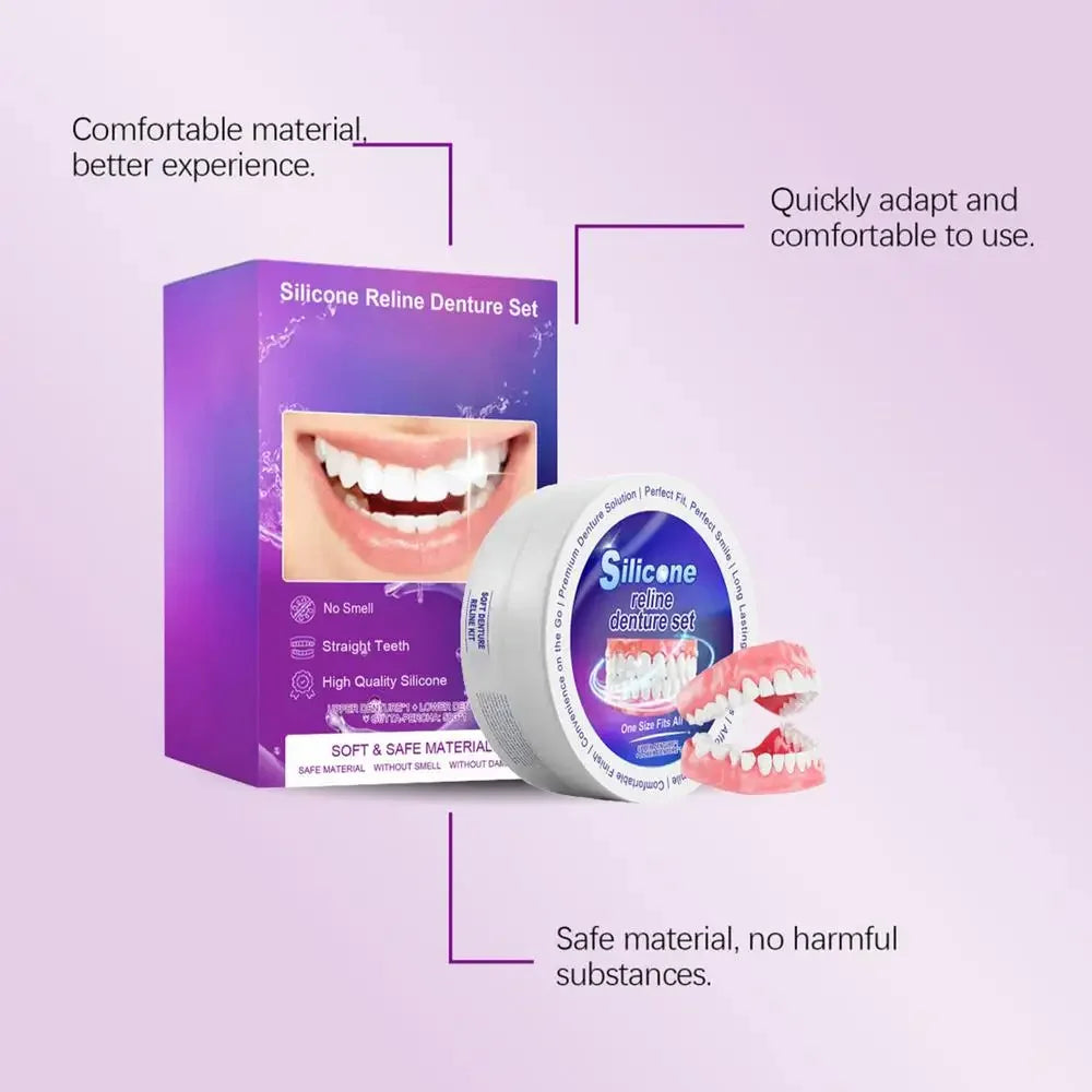 Denture Reliner Kit and Temporary Teeth Set for Daily Smile Enhancement Needs - 10