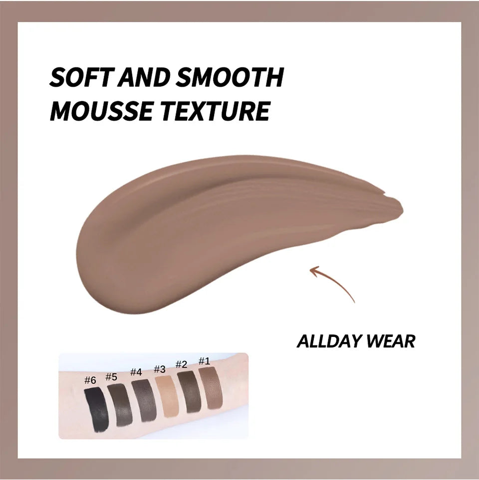 Eyebrow Mousse and Volumizing Brow Gel for Natural Full Brows Daily Makeup