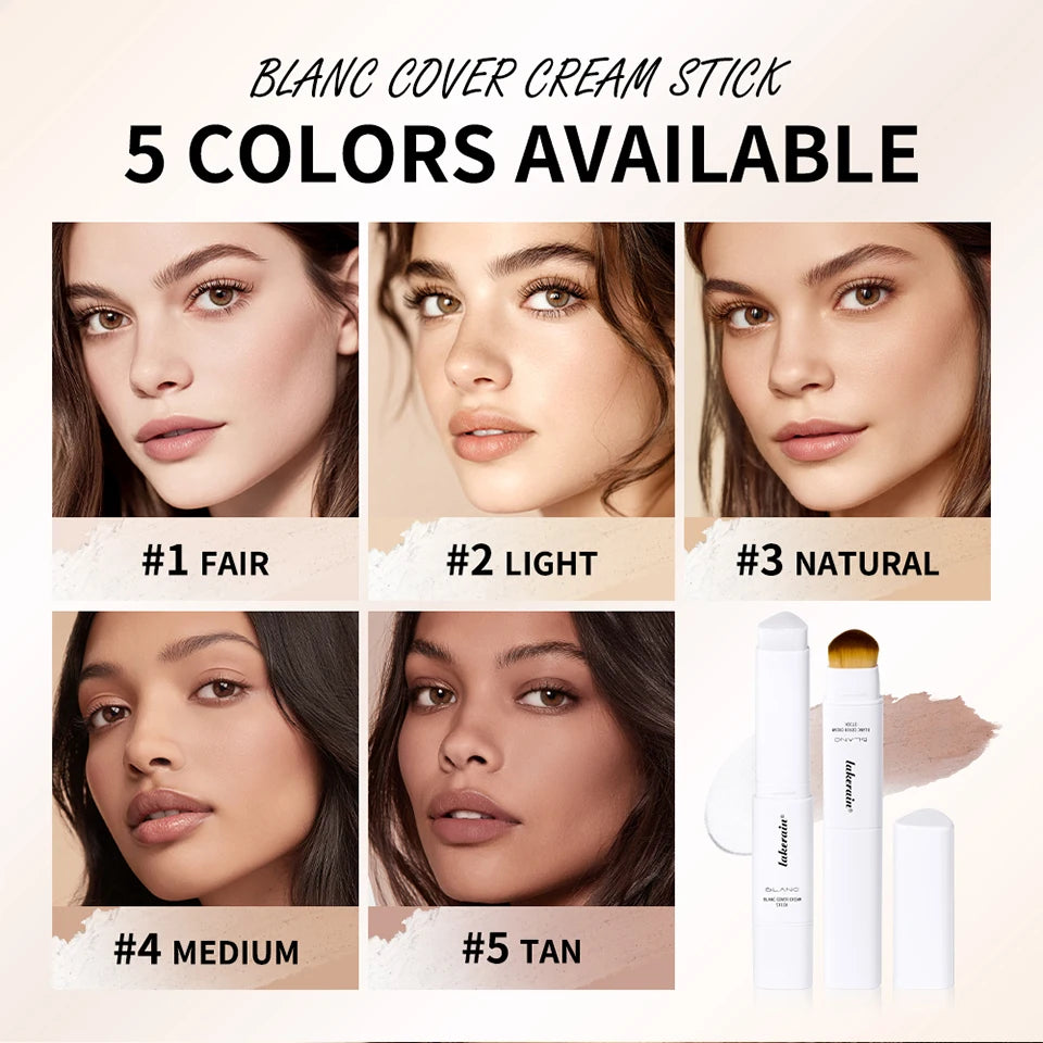 Blanc Cover Cream Stick and Color Changing Foundation for Daily Natural Makeup - 8
