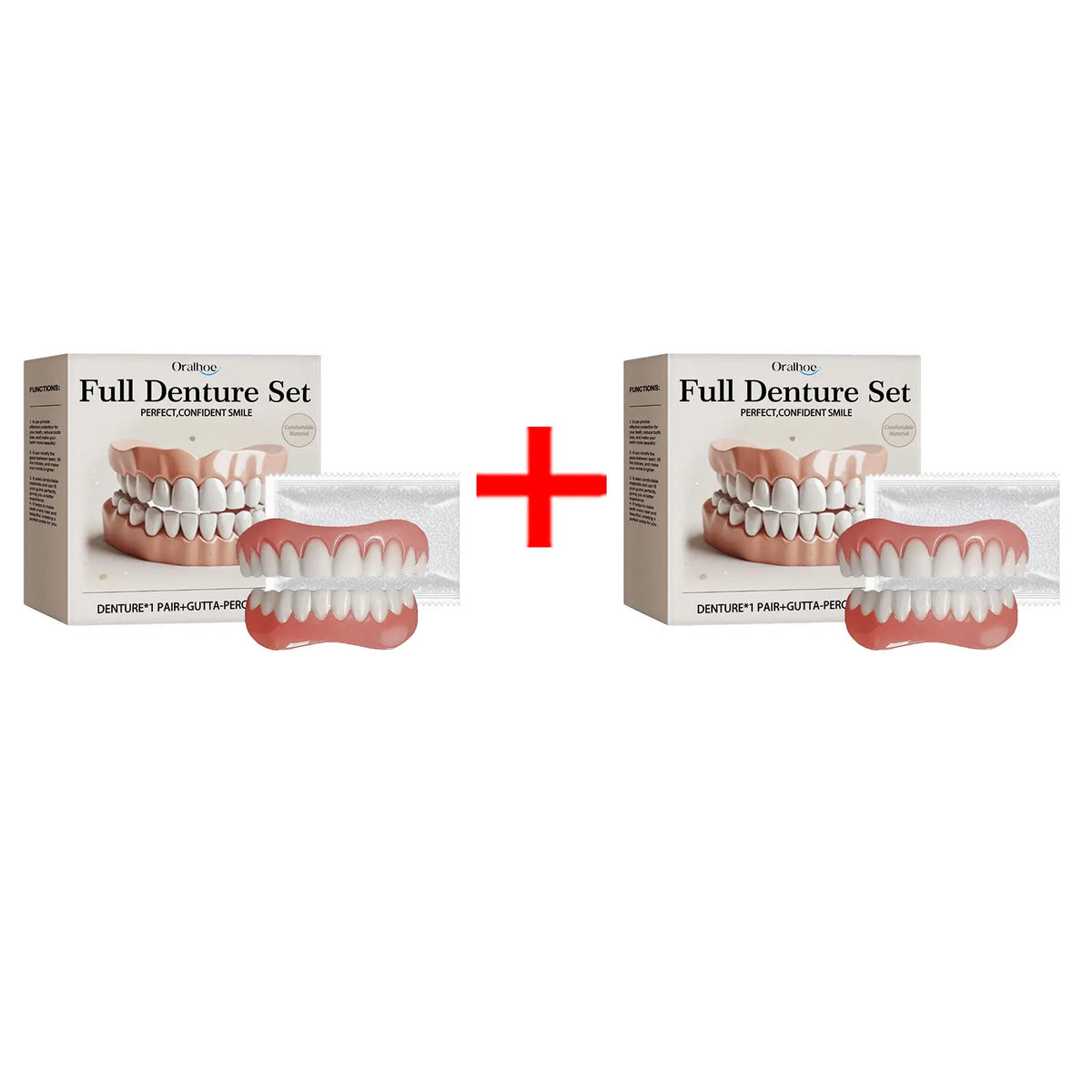 Silicone Denture Set and Temporary Teeth Repair Kit for a Brighter Smile