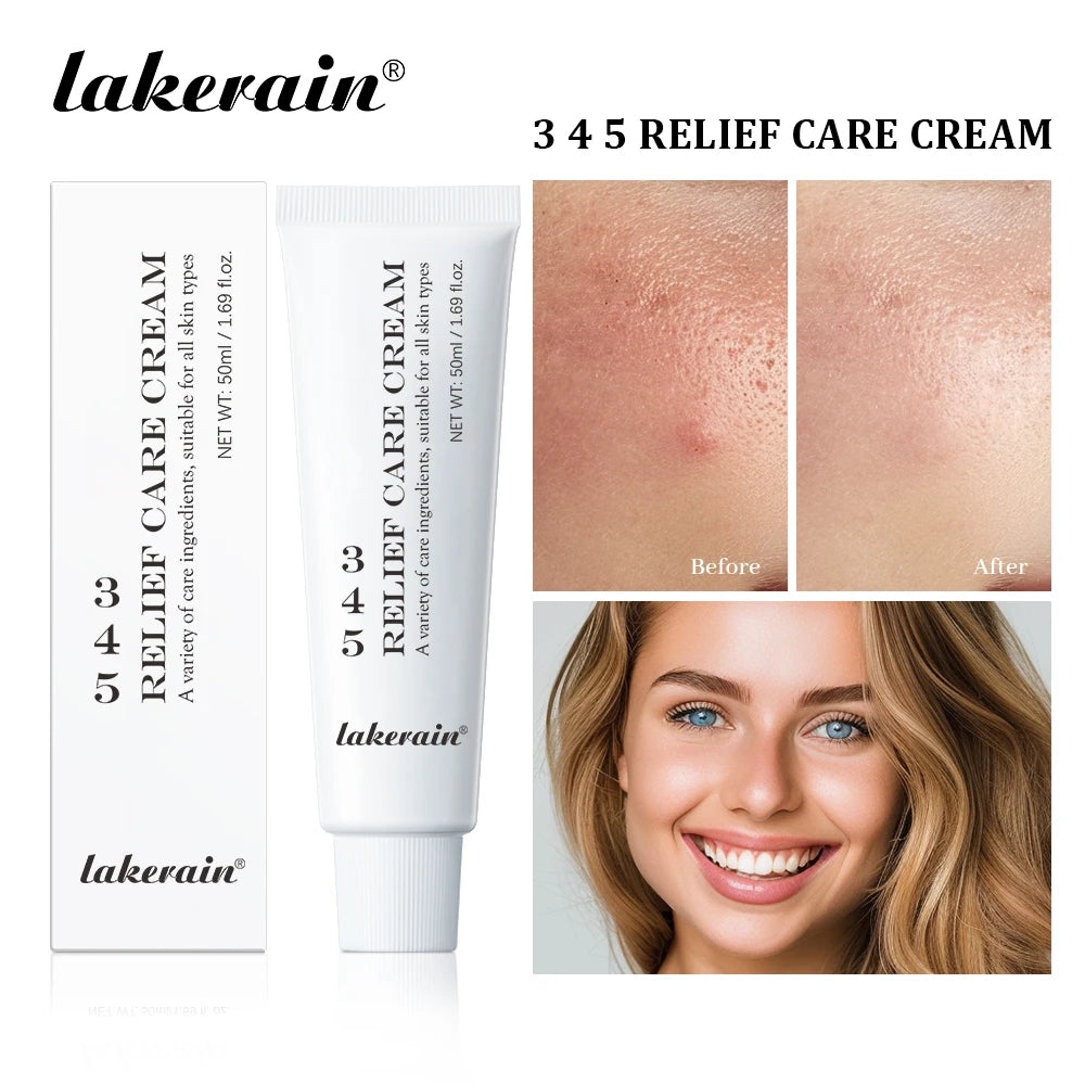 345 Relief Cream and Moisturizing Face Lotion for Daily Skincare Routine