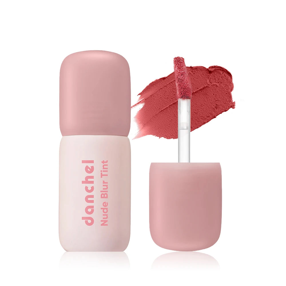 Nude Blurring Lip Tint and Velvet Cheek Blush for a natural everyday look