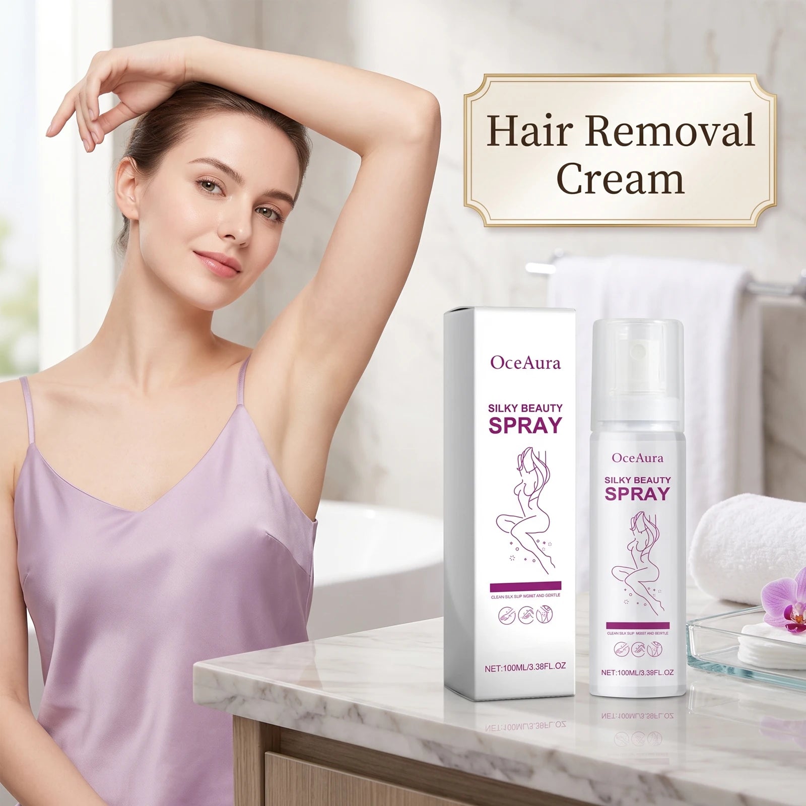 Body Hair Remover Spray and Depilatory Mousse for Smooth Skin Maintenance - 5