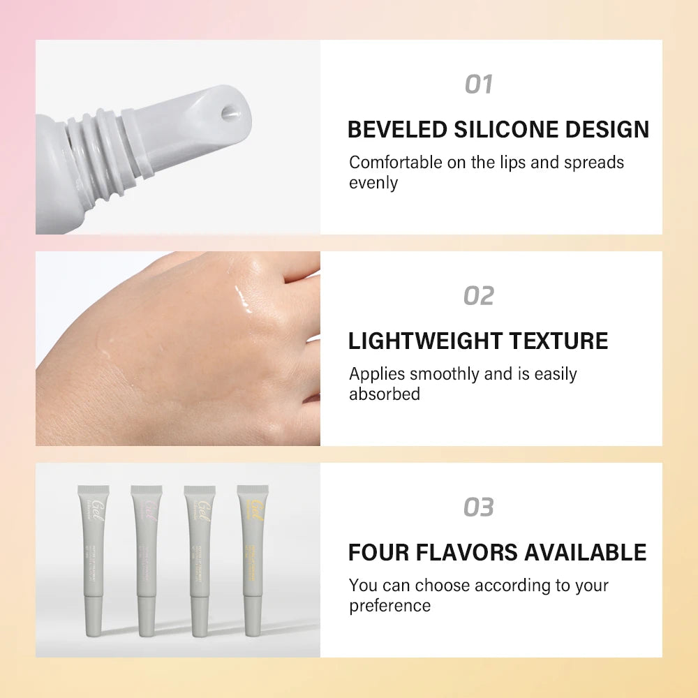 Peptide Lip Treatment and Moisturizing Gel for Dry Chapped Lips Daily Care - 6