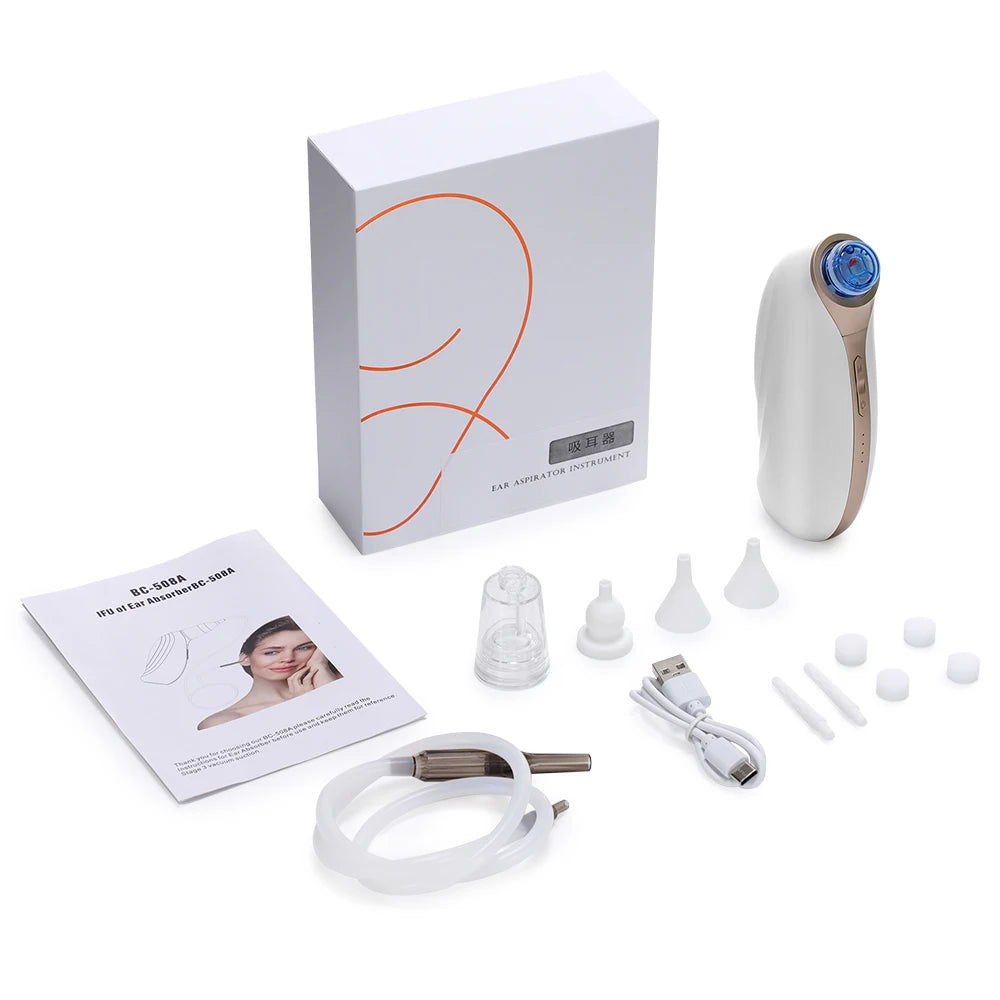 Electric Earwax Remover and Ear Suction Vacuum for Gentle Home Ear Canal Cleaning - 14