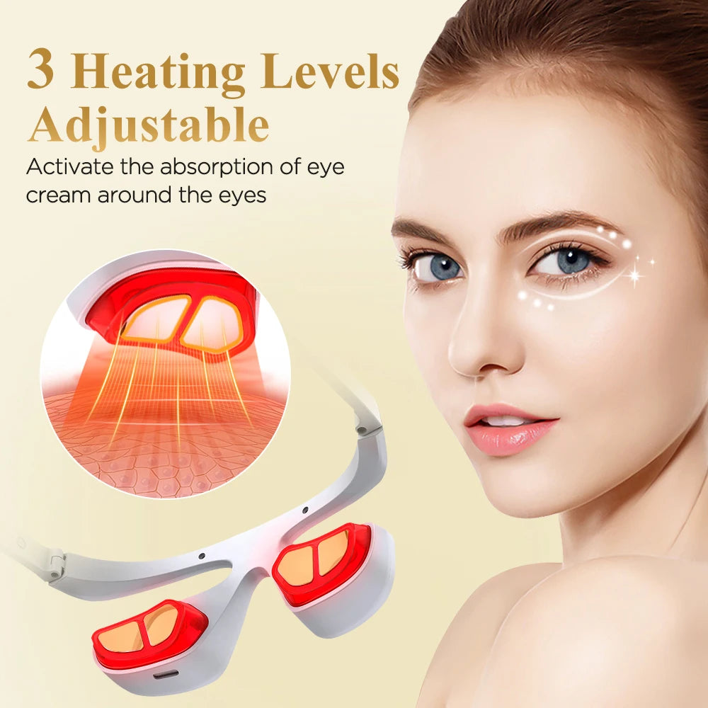 3D Eye Massager and Light Therapy Mask for Relieving Eye Fatigue at Home - 17