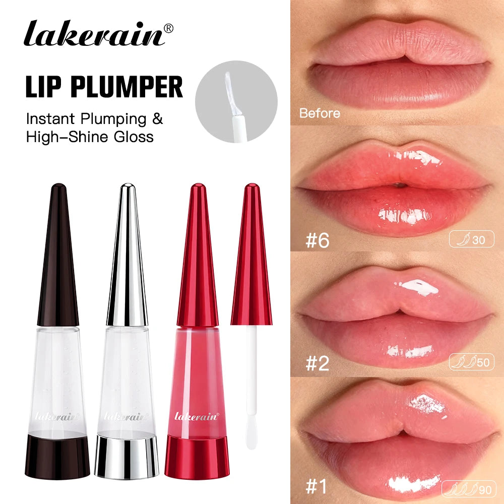 Instant Lip Plumper and Volumizing Gloss for Fuller Looking Lips and Daily Beauty - 1