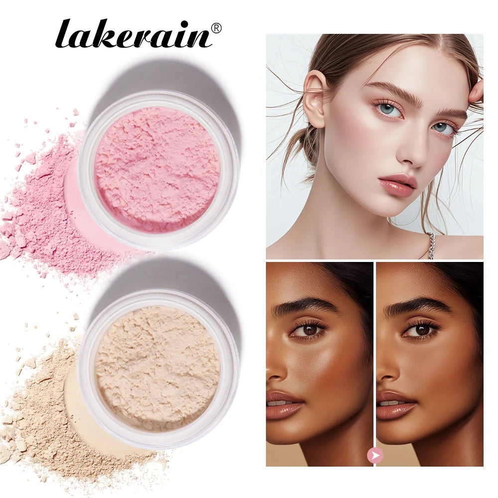 Loose Setting Powder and Finishing Makeup Fixer for Long Lasting Oil Control