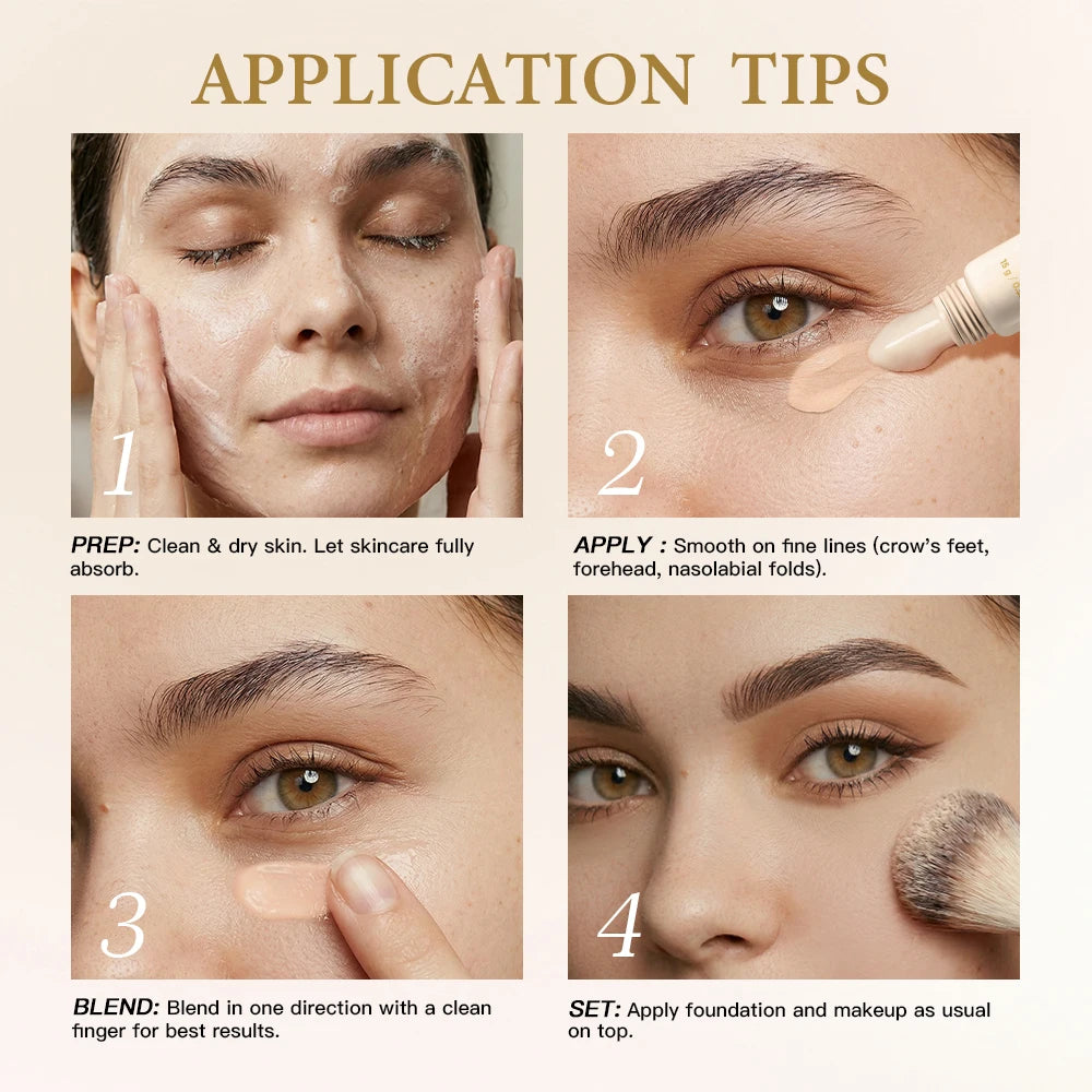 Line Smoother and Wrinkle Filler Primer for Flawless Makeup Application - 12