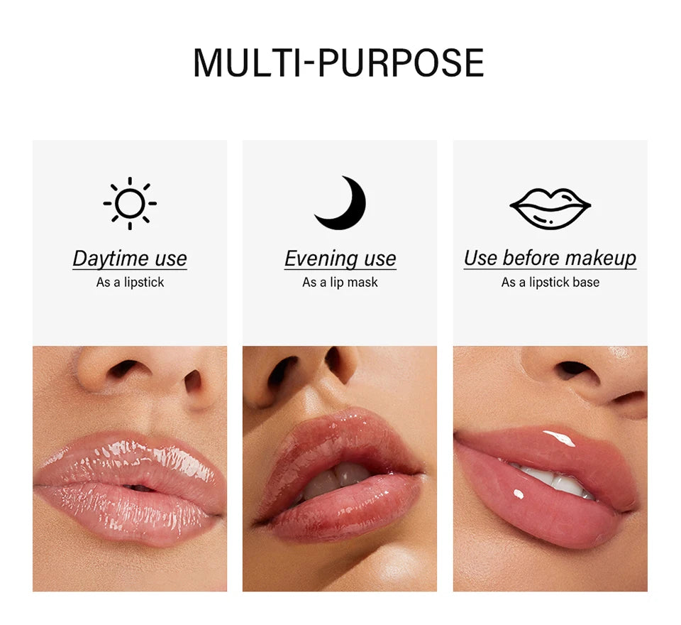Peptide Lip Treatment and Moisturizing Gel for Dry Chapped Lips Daily Care - 12