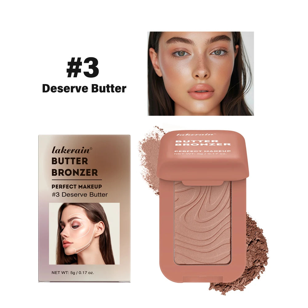 Butter Bronzer and Face Contour Powder for Sculpted Makeup Looks - 32