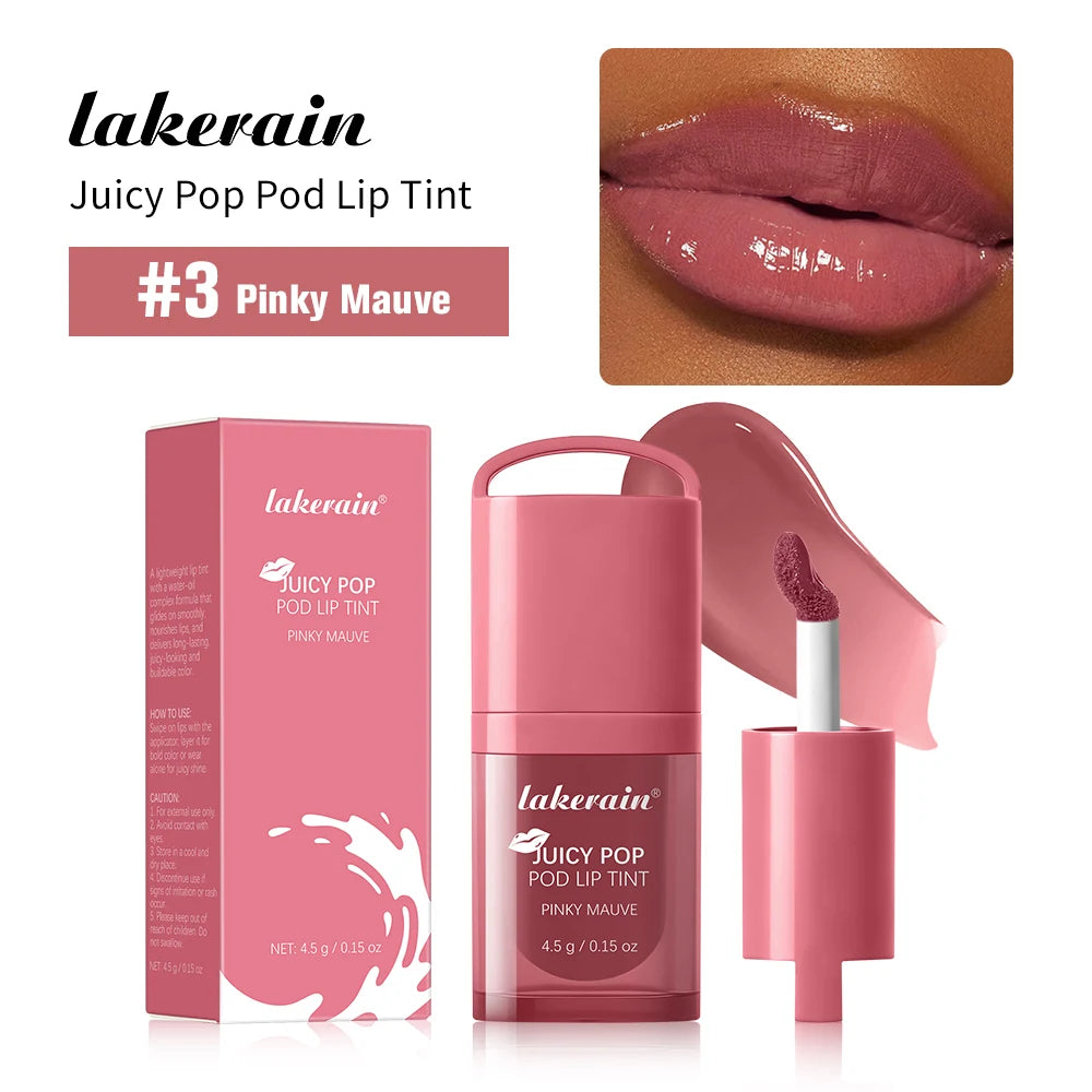 Juicy Pop Pod Lip Tint and Moisturizing Gloss for Daily Hydrating Makeup