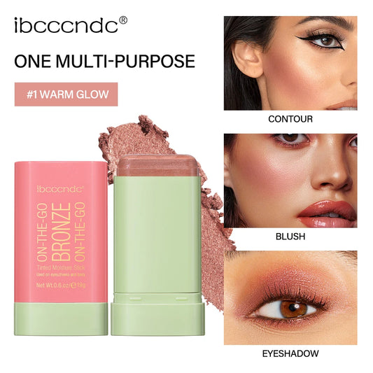 Contour Bronzer Stick and Face Sculpting Makeup for Daily Glowing Complexion