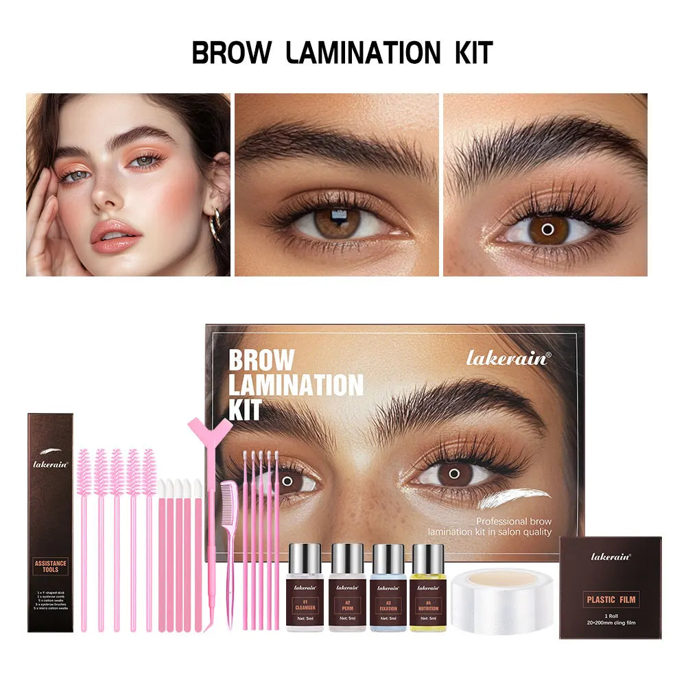 Brow Lamination Kit and Eyebrow Lifting Set for Professional Salon Home Beauty