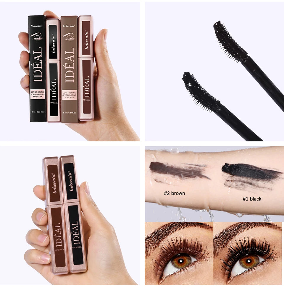 Lengthening Mascara and Volumizing Eyelash Makeup for Daily Beauty Routines