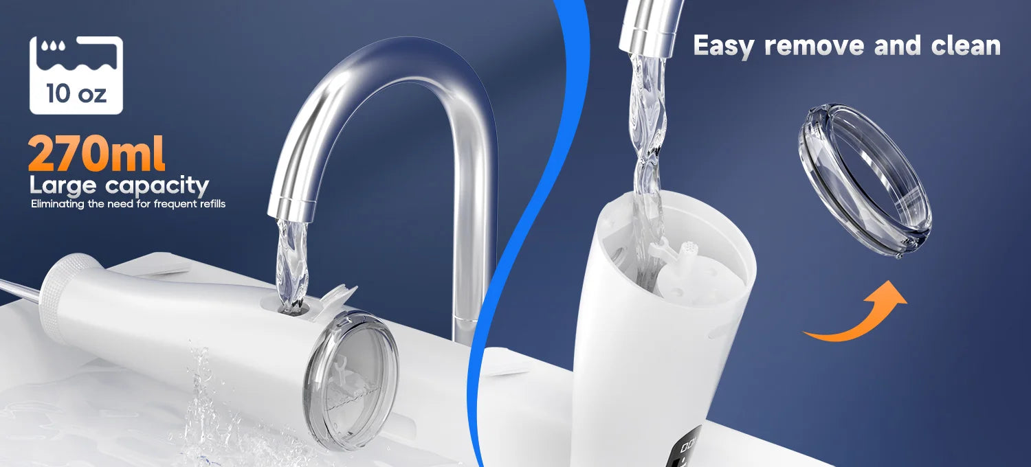Electric Oral Irrigator and Water Flosser for Daily Dental Teeth Cleaning - 9