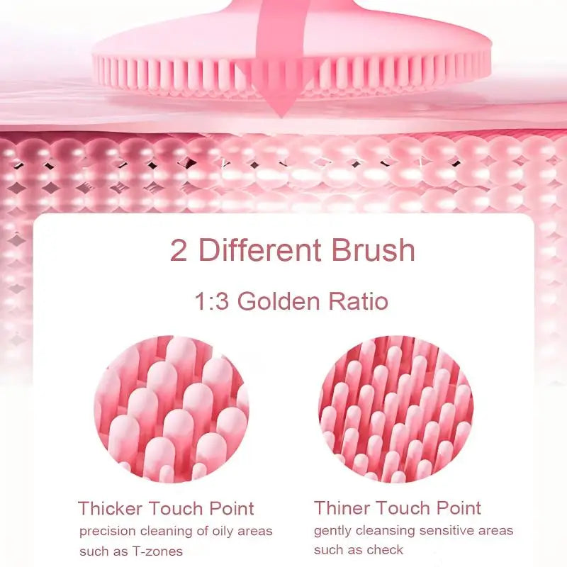 Silicone Face Cleansing Brush and Facial Scrubber for Daily Skin Pore Cleaning - 2