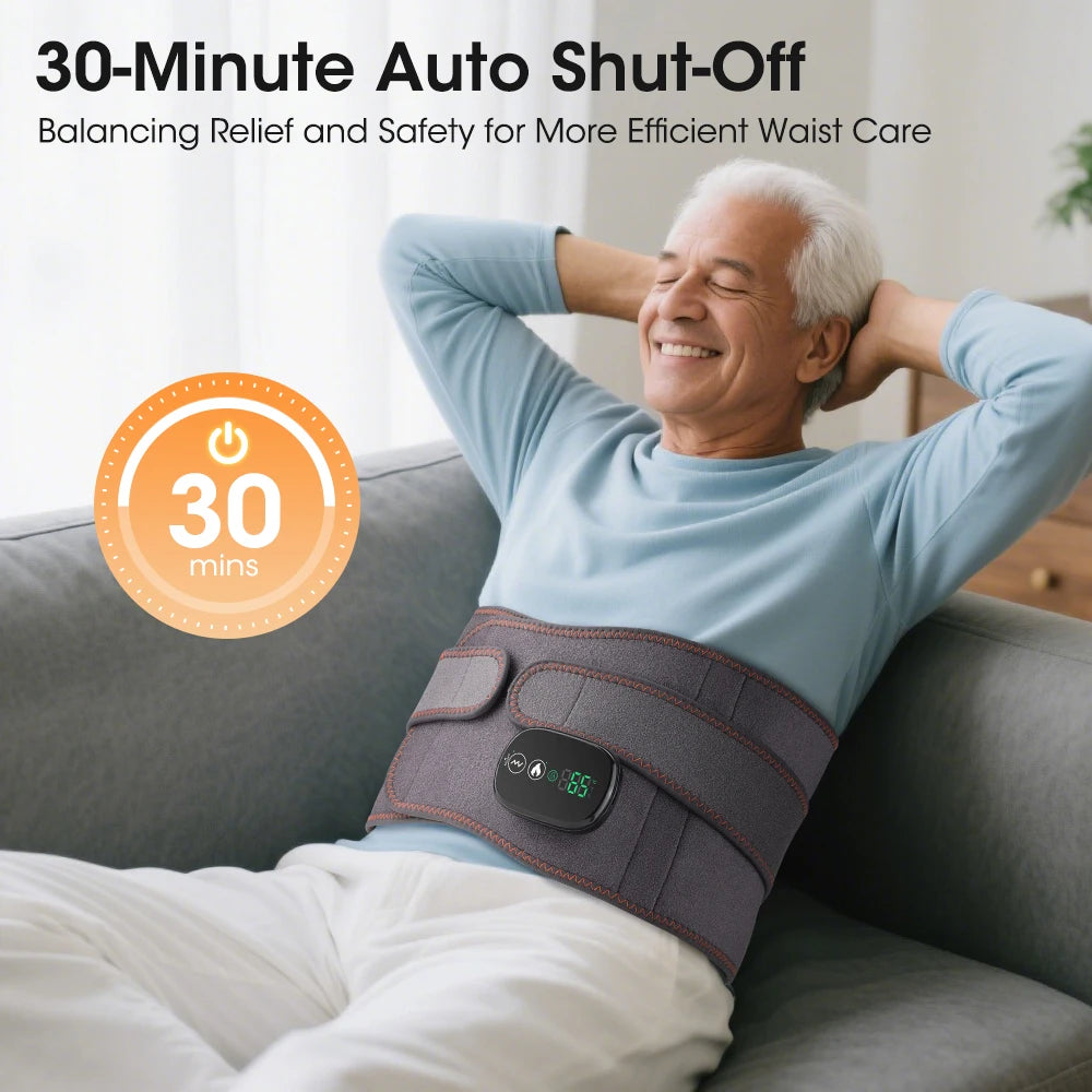 Heated Waist Massager and Vibration Back Support for Daily Relaxation and Comfort - 9