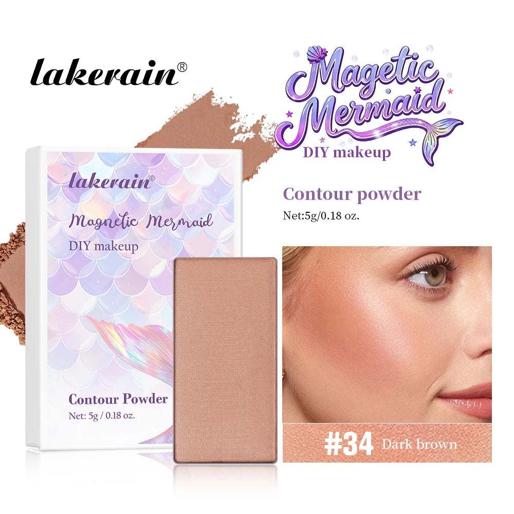 Magnetic Mermaid Makeup Palette and Eyeshadow Kit for Professional Artists and Daily Use
