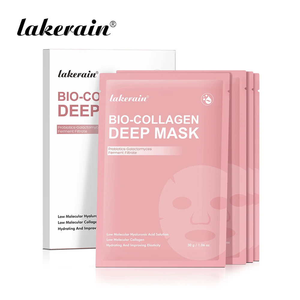 Collagen Deep Face Mask and Hydrating Overnight Sheet for Radiant Skin Care - 1