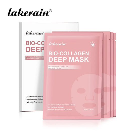 Collagen Deep Face Mask and Hydrating Overnight Sheet for Radiant Skin Care