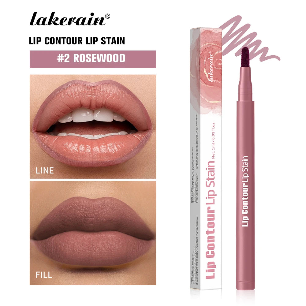 Lip Contour Lip Stain and Long Lasting Liner for Perfect Daily Makeup Looks - 22