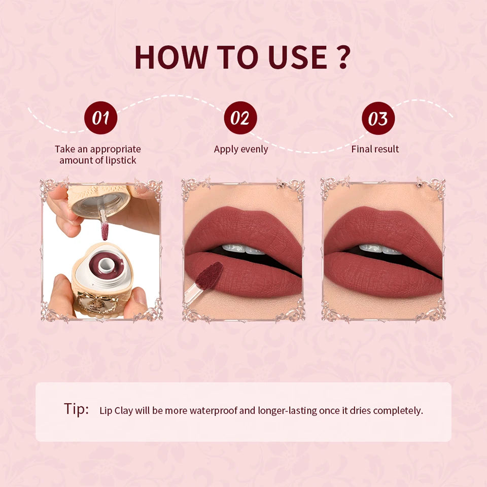 Strawberry Lip Mud and Matte Lip Cream for Long Lasting Velvet Makeup Looks - 14