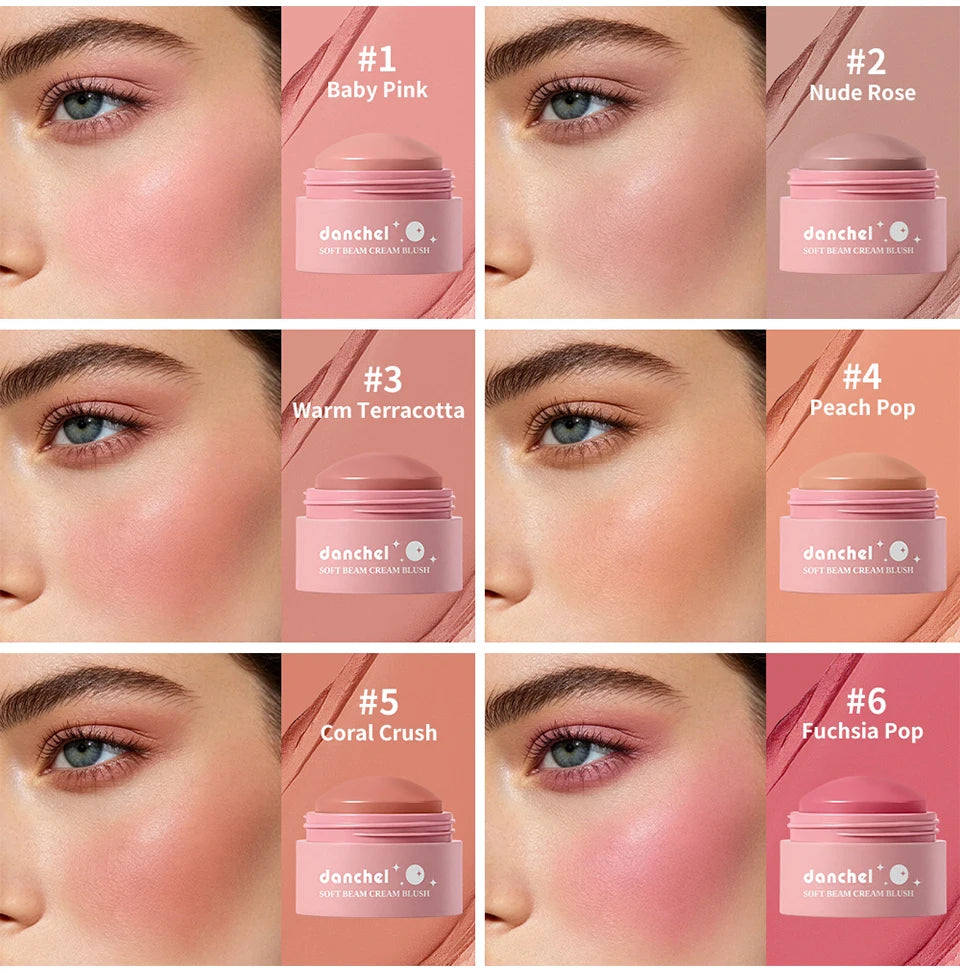 Soft Cream Blush and Multi Use Face Tint for Natural Daily Makeup Looks