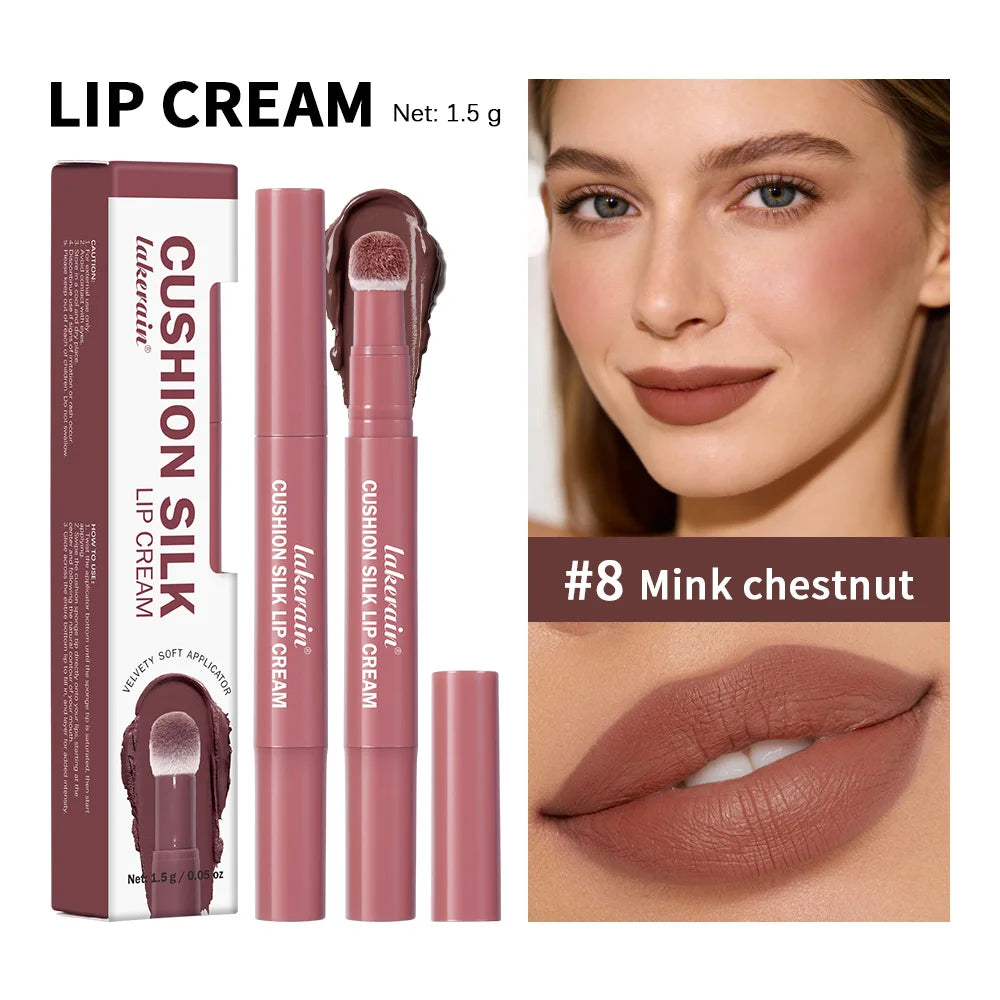 Cushion Silk Lip Cream and Matte Tint for Long Lasting Waterproof Makeup - 29