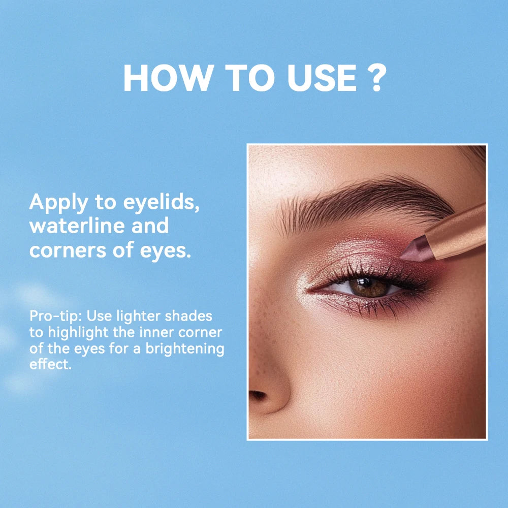 Eyeshadow Stick and Eye Shadow Pencil for Long Lasting Daily Makeup Looks